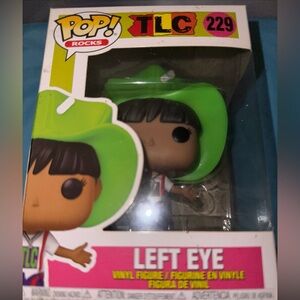 Funko POP! Rocks TLC Left Eye Vinyl Figure - Green Hat, Black Hair, Pink Accents